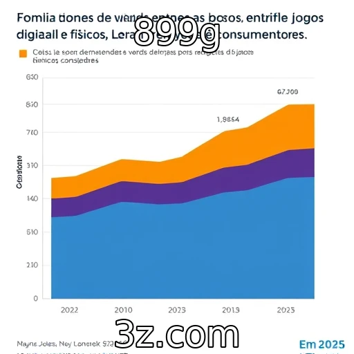 Análise das vendas digitais versus físicas em 2025 - 899g